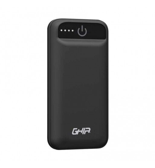 BATERIA DE RESPALDO GHIA POWER BANK 2500 MAH NEGRA