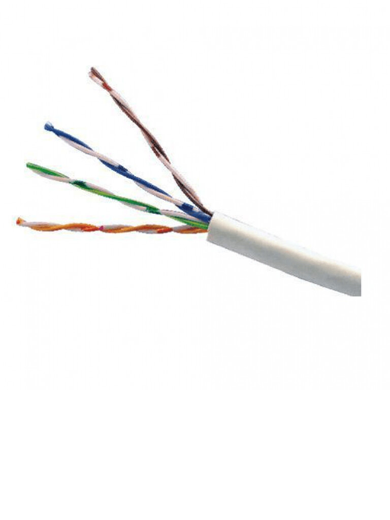 SAXXON OUTP5ECCA305BC - Cable UTP CCA / Categoria 5E / Color blanco / Interior / 305 Mts / CERT ISO9001 / UL 444 / ROHS / ANSI / Tia / EIA-568B