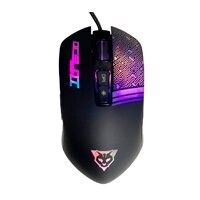 MOUSE ALAMBRICO OCELOT/OPTICO/USB/RGB/DPI CONFIGURABLE HASTA 3200/7 BOTONES/ERGONOMICO/GAMER