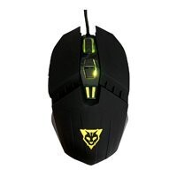 MOUSE ALAMBRICO OCELOT/OPTICO/USB/RGB/DPI CONFIGURABLE HASTA 3200/7 BOTONES/ERGONOMICO/GAMER