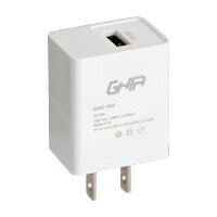 CARGADOR DE PARED GHIA CON 1 SALIDA USB 3.0 CARGA RAPIDA QUICK CHARGE
