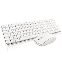 TECLADO/MOUSE COMBO INALAMBRICO COMPACTO GT4000WG GHIA / COLOR BLANCO