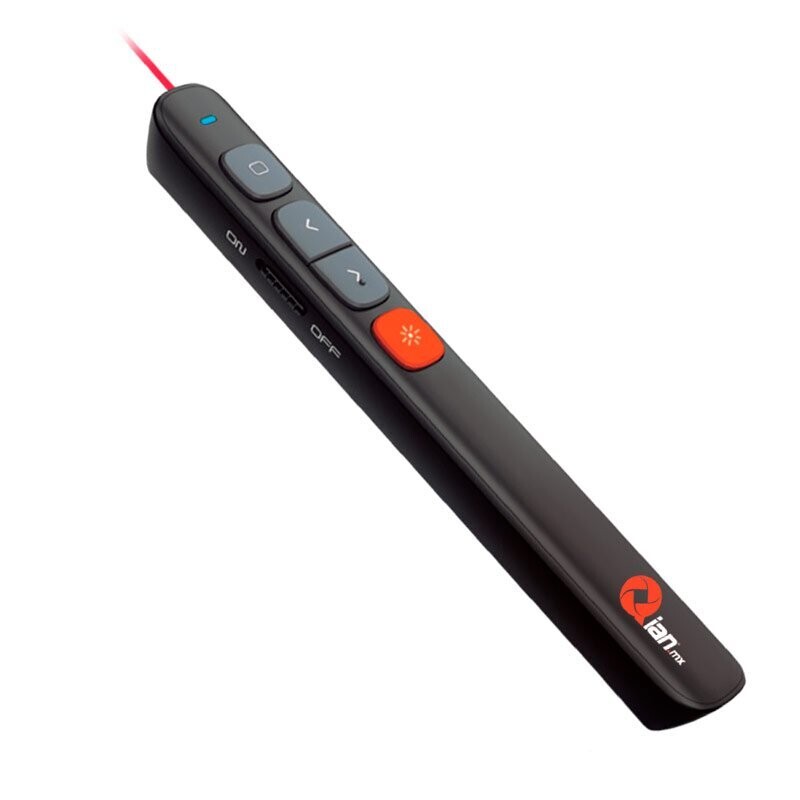 PRESENTADOR INALAMBRICO QIAN QLP200 APUNTADOR LASER, 200MTS