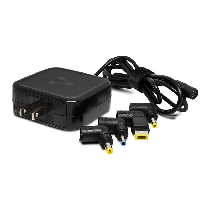 CARGADOR UNIVERSAL VORAGO P/LAPTOP 65W 4 PUNTAS INTERCAMBIABLES AU-405