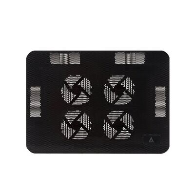 BASE ENFRIADORA PARA LAPTOP 17" 4 VENTILADORES ACTECK NEGRO AC-916561