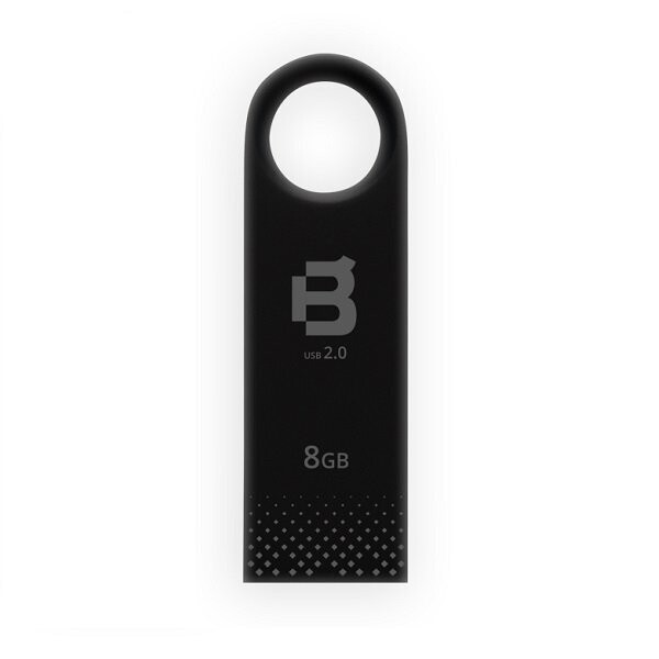 MEMORIA FLASH USB BLACKPCS 2108 8GB NEGRO PIANO METALICA (MU2108PBL-8)