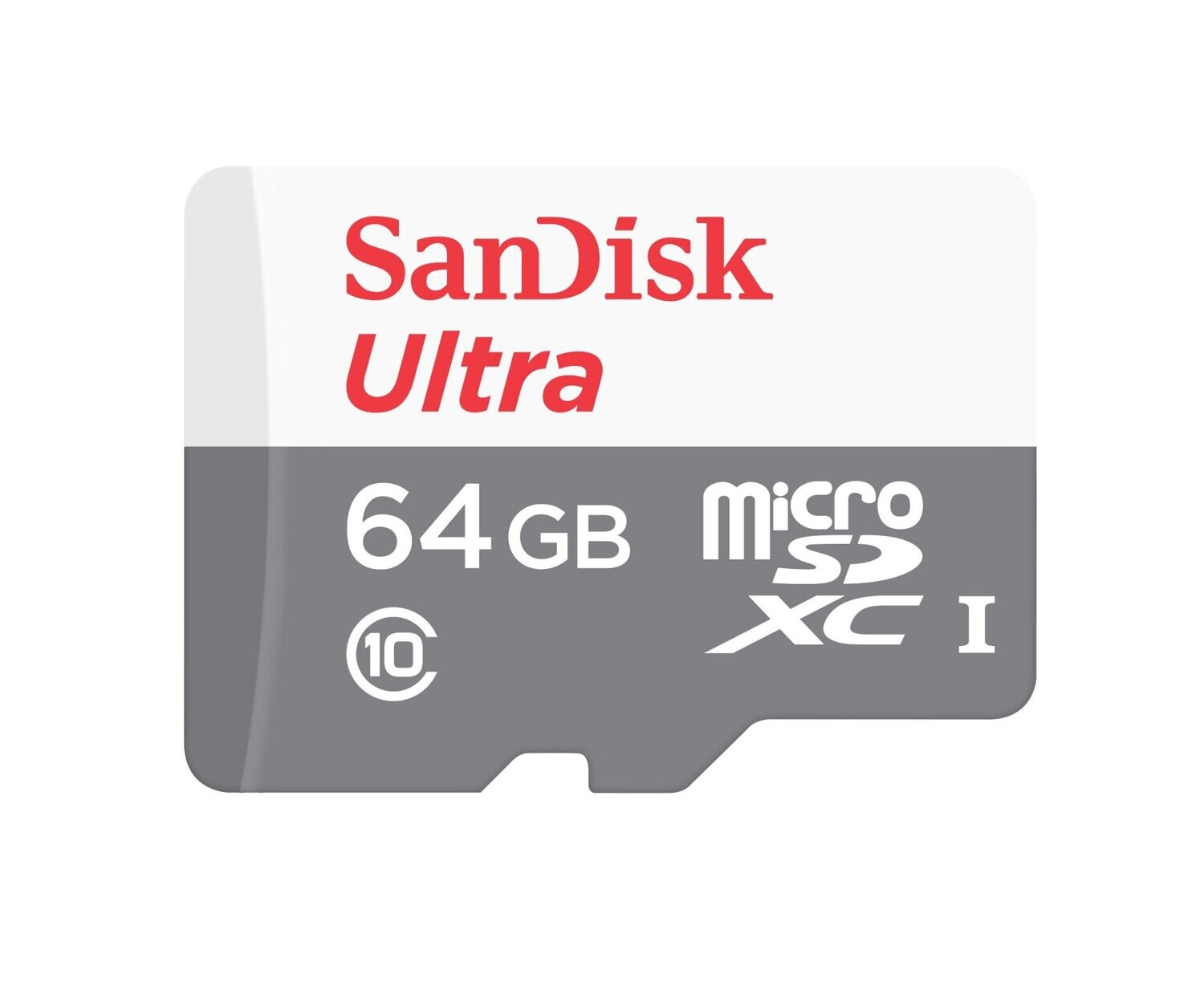 MEMORIA SANDISK MICRO SDXC ULTRA 64GB CL10 (SDSQUNR-064G-GN3MA)