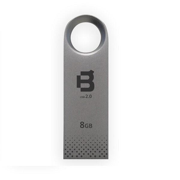 MEMORIA FLASH USB BLACKPCS 2108 8GB PLATA METALICA (MU2108S-8)