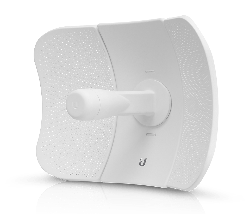 UBIQUITI LiteBeam M5 LBE-M5-23 - Radio (CPE) airMAX M5/ 5 GHz (5150 - 5875 MHz)/ Antena Integrada de 23 dBi/ 25 dBm/ 1 Puerto Ethernet (10/100)/ Rendimiento de Hasta 100 Mbps