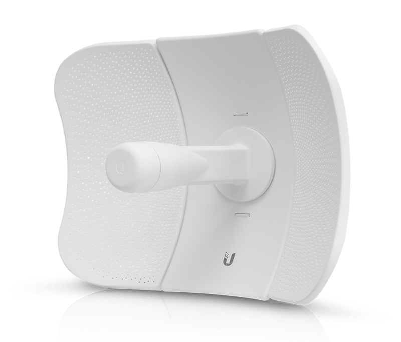 UBIQUITI LiteBeam M5 LBE-M5-23 - Radio (CPE) airMAX M5/ 5 GHz (5150 - 5875 MHz)/ Antena Integrada de 23 dBi/ 25 dBm/ 1 Puerto Ethernet (10/100)/ Rendimiento de Hasta 100 Mbps