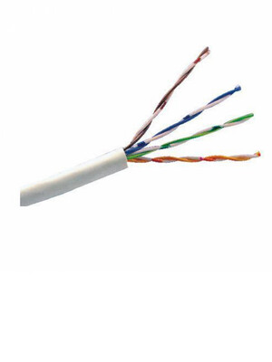 SAXXON OUTP6CCA305BC - Cable UTP CCA / Categoria 6 / Color blanco / Interior / 305 Mts / Redes / Video / 4 Pares