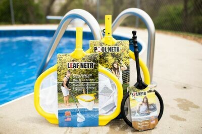 3 Combo Pack: Pool Netr, Leaf Netr & Spa Netr