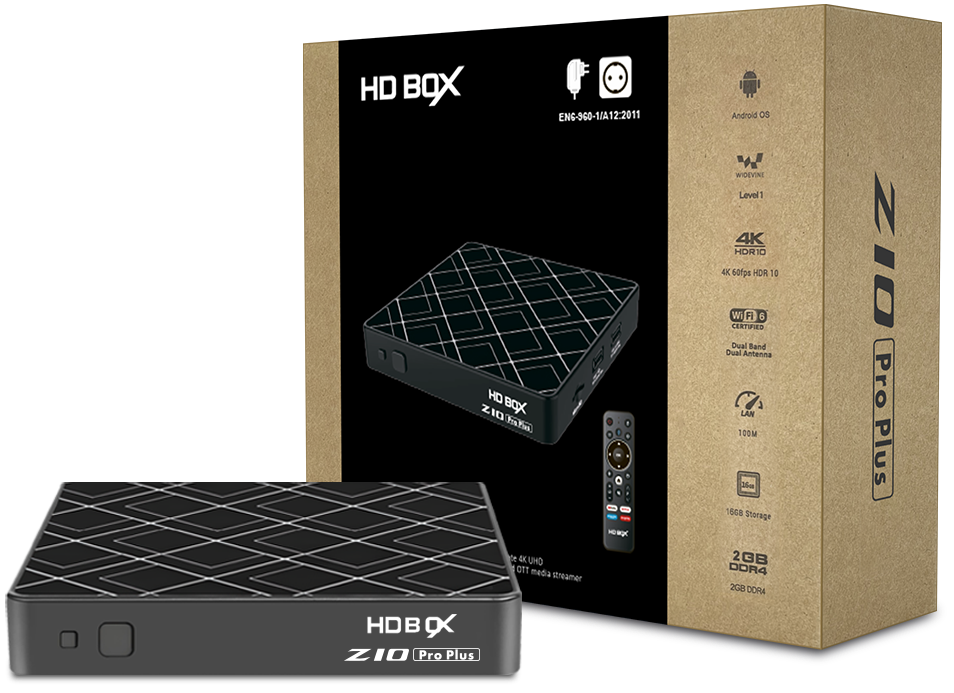 IPTV UHD-приставка HD BOX Z10 Pro Plus