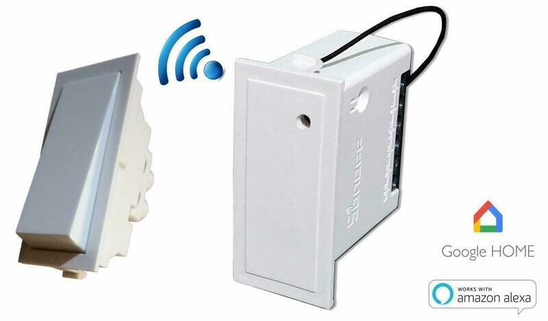 Sonoff  MINI Wi-Fi Switch Retrofit for Anchor Roma Classic with Compatible Mechanical Switch for 2-Way Switching