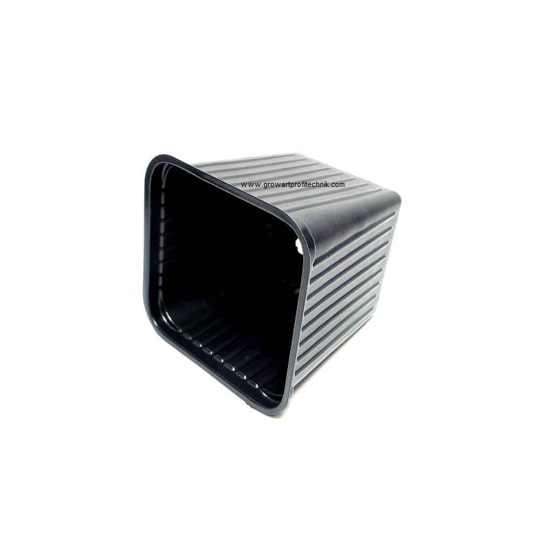 Topf Vierkant 0,4 Liter 7,5x7,5x7cm