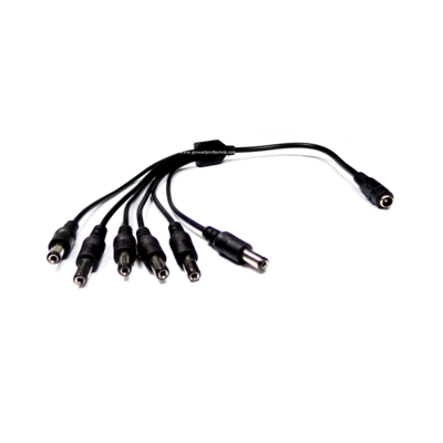 DC Strom Verteiler Kabel 6-fach