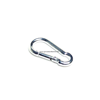 Karabinerhaken 5x50mm Stahl Verzinkt