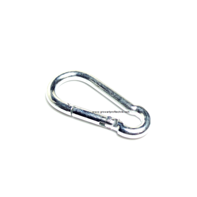 Karabinerhaken 6x60mm Stahl Verzinkt