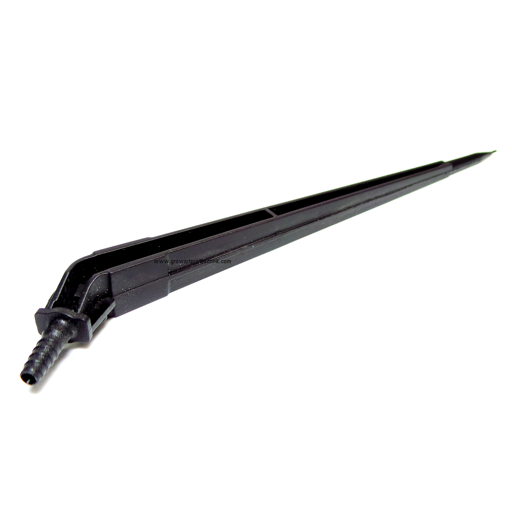 Tropfer mit Bodenstab 15cm 3/4mm 45°