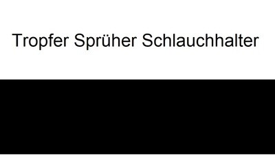 Dripper - Sprayer - Hose Holder