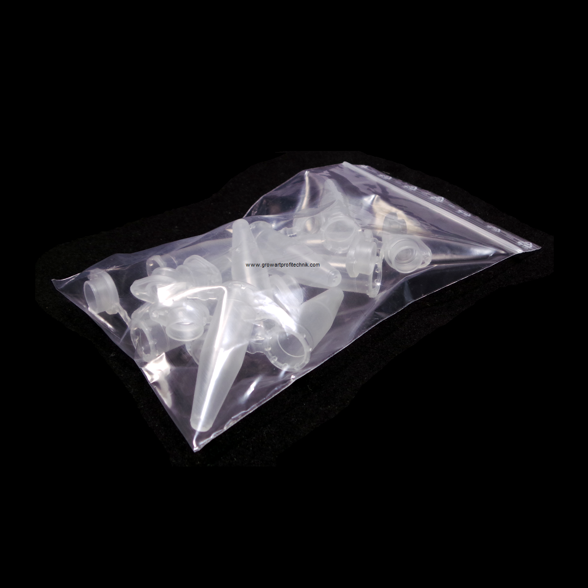 Kunststoff Gefäß Transparent 1,5ml - 10 Stück