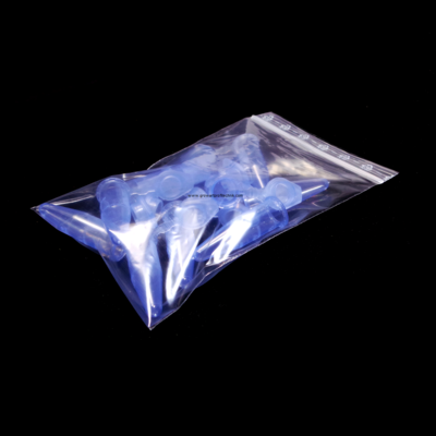 Kunststoff Gefäß Blau Halb-Transparent 1,5ml - 10 Stück