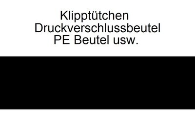 Ziplock Bags  - PE Bag - Sachet