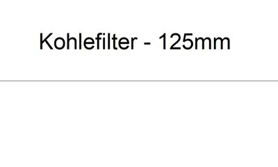Carbon Filter 125mm Flange