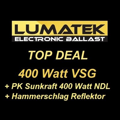 Lumatek 400 Watt Ballast SET + Ref. + NDL LM