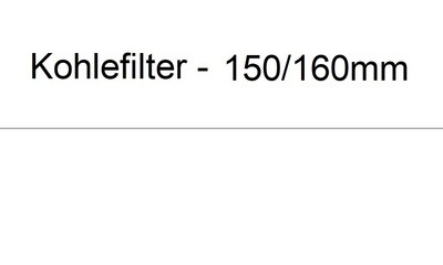 Carbon Filter 150/160mm Flange