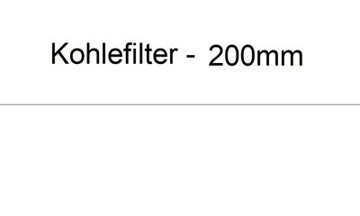 Carbon Filter 200mm Flange