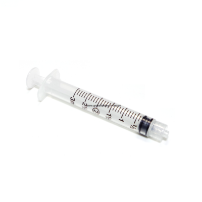 Spritze 3ml - Kunststoff mit Dichtung