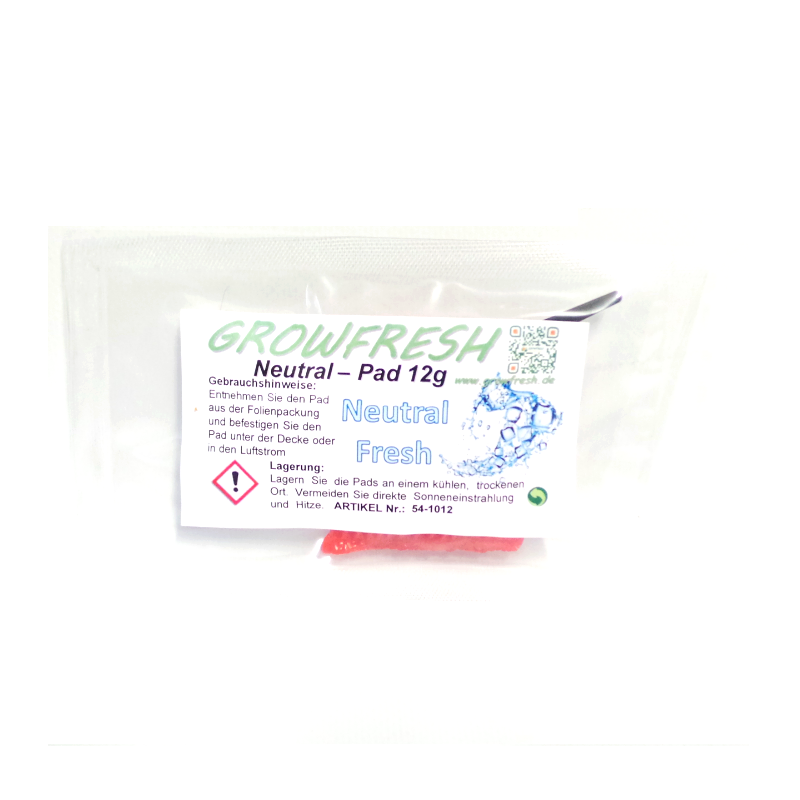 GrowFresh Pad - 12 Gramm - Neutral Fresh