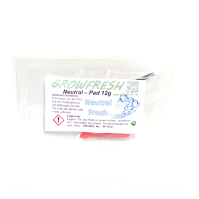 GrowFresh Pad - 12 Gramm - Neutral Fresh