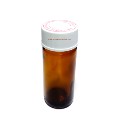 Glasflasche mit Schraubdeckel 40ml - 30x87mm