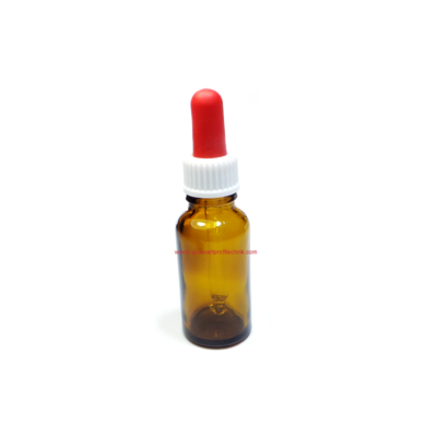 Glasflasche mit Tropfpipetten-Deckel 20ml