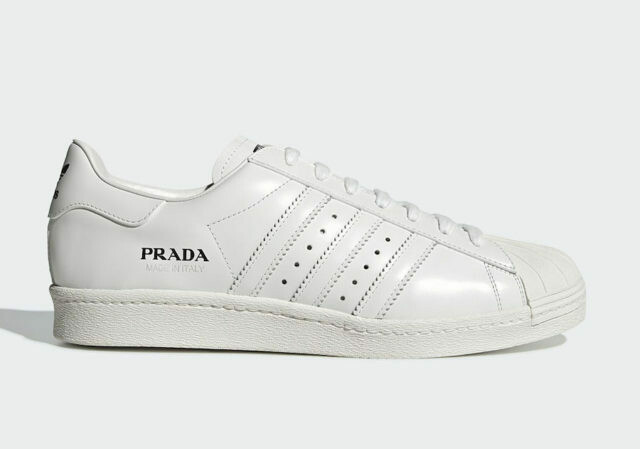 PRADA x ADIDAS Superstar Core White Shoes PRADA x ADIDAS Superstar Core White Shoes