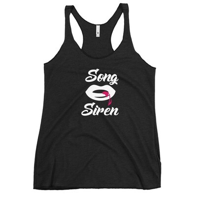 Song Siren Women's Racerback Tank (Dark)