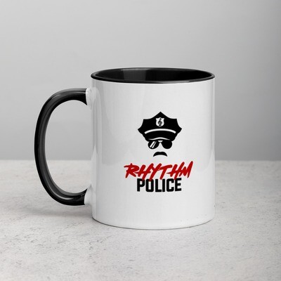 Rhythm Police Mug with Color Inside (Male)