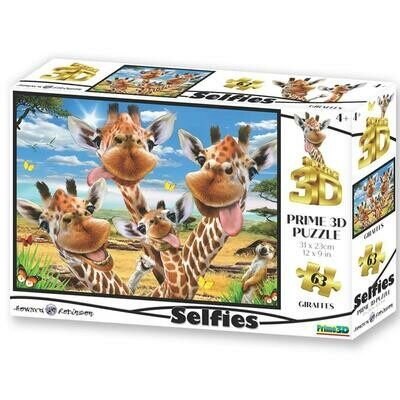 Puzzle 3D - Selfie Girafe