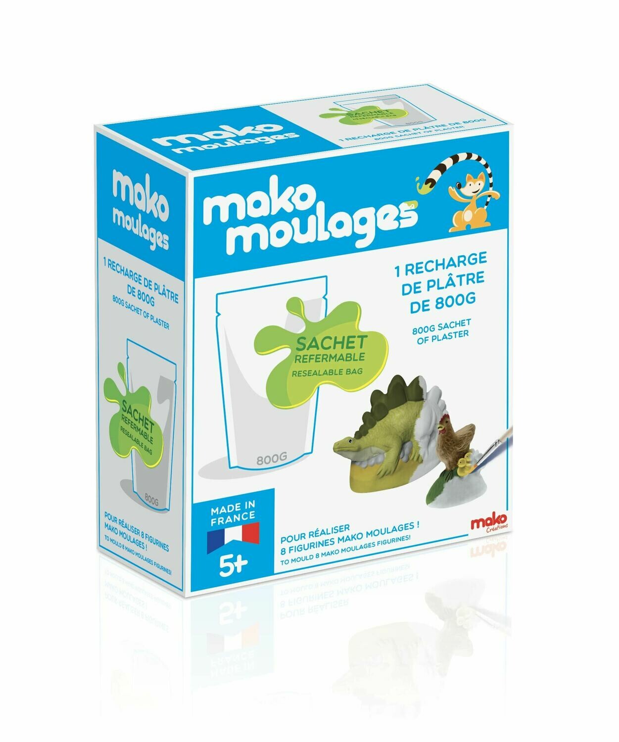 Mako moulages - Recharge plâtre 800g