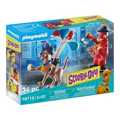 Playmobil SCOOBY-DOO avec fantôme du clown