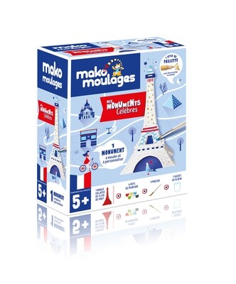 Mako moulages - Mes monuments célèbres - Tour Eiffel - Étui unitaire