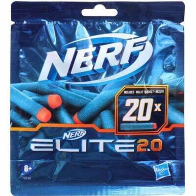 Nerf - Recharge de 20 fléchettes Nerf Elite 2.0