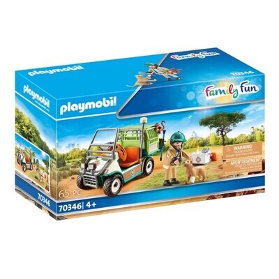 Playmobil Family Fun - Vétérinaire et véhicule tout terrain