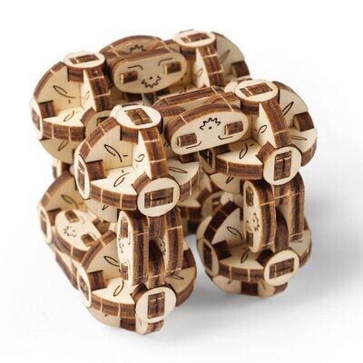 Flexi-Cube UGEARS – Puzzle 3D Mécanique en bois