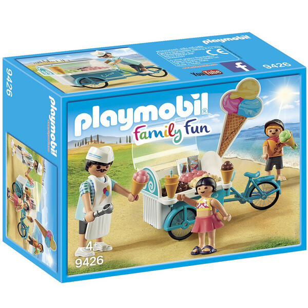 Playmobil Family Fun - Marchand de glaces et triporteur