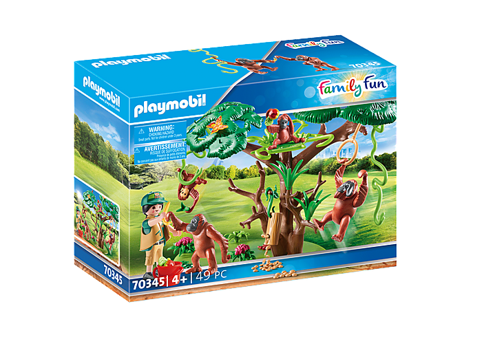 Playmobil Family Fun - Orangs outans avec grand arbre