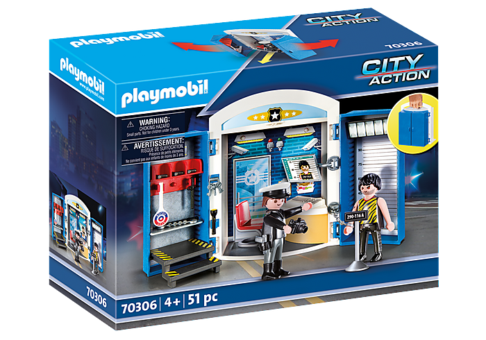 Playmobil City Action - Coffre Commissariat de police