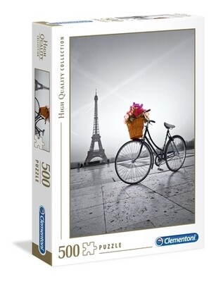 CLEMENTONI - Puzzle Romantic promenade in Paris - 500 pièces - High Quality Collection